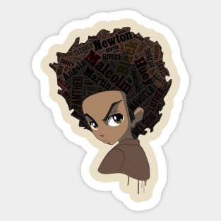 Huey Freeman - Black Power Sticker